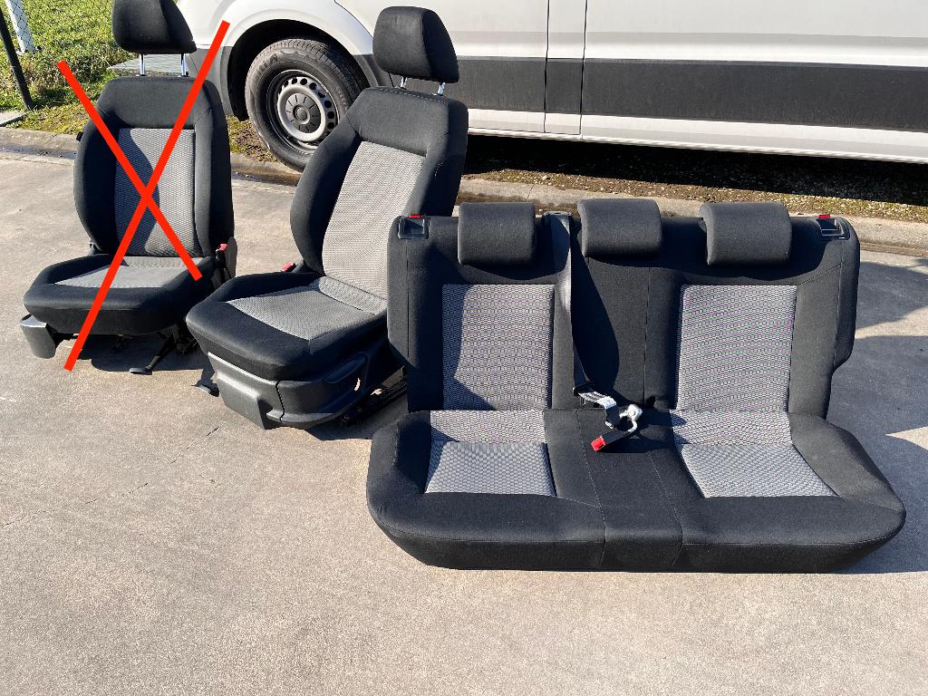 Interieur Polo 6R achterbank+bestuurdersstoel, Auto-onderdelen, Interieur en Bekleding, Ophalen, Gebruikt, Volkswagen