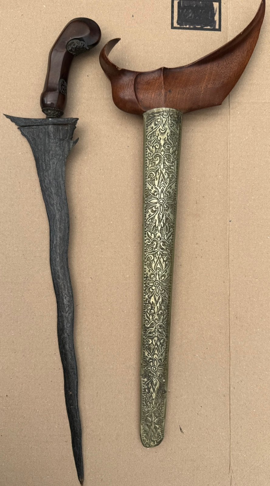 Antieke Kris Keris 2, Ophalen of Verzenden