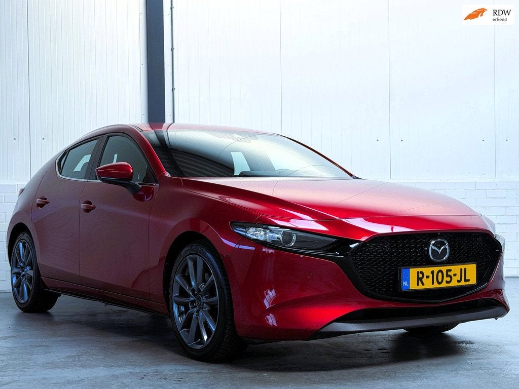 Mazda 3 2.0 e-SkyActiv-G M Hybrid 122 Comfort|360 Camera|Key, Auto's, Mazda, Voorwielaandrijving, 1998 cc, Stof, Gebruikt