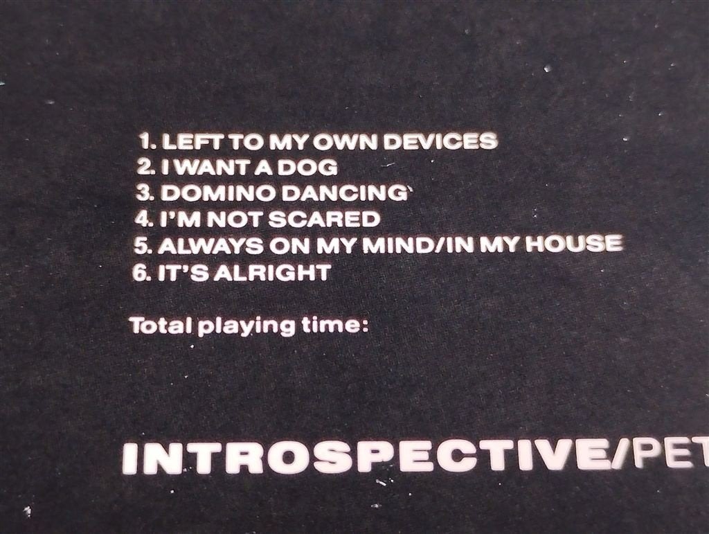 Pet Shop Boys ‎– Introspective, Cd's en Dvd's, Cd's | Pop, Ophalen of Verzenden, Zo goed als nieuw, Pop