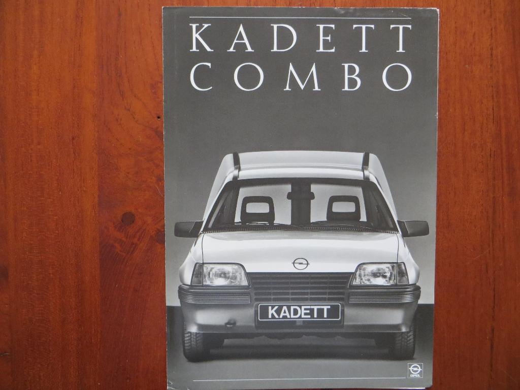 Opel Kadett Combo (okt. 1986) met bijlage, Ophalen of Verzenden, Nieuw, Opel