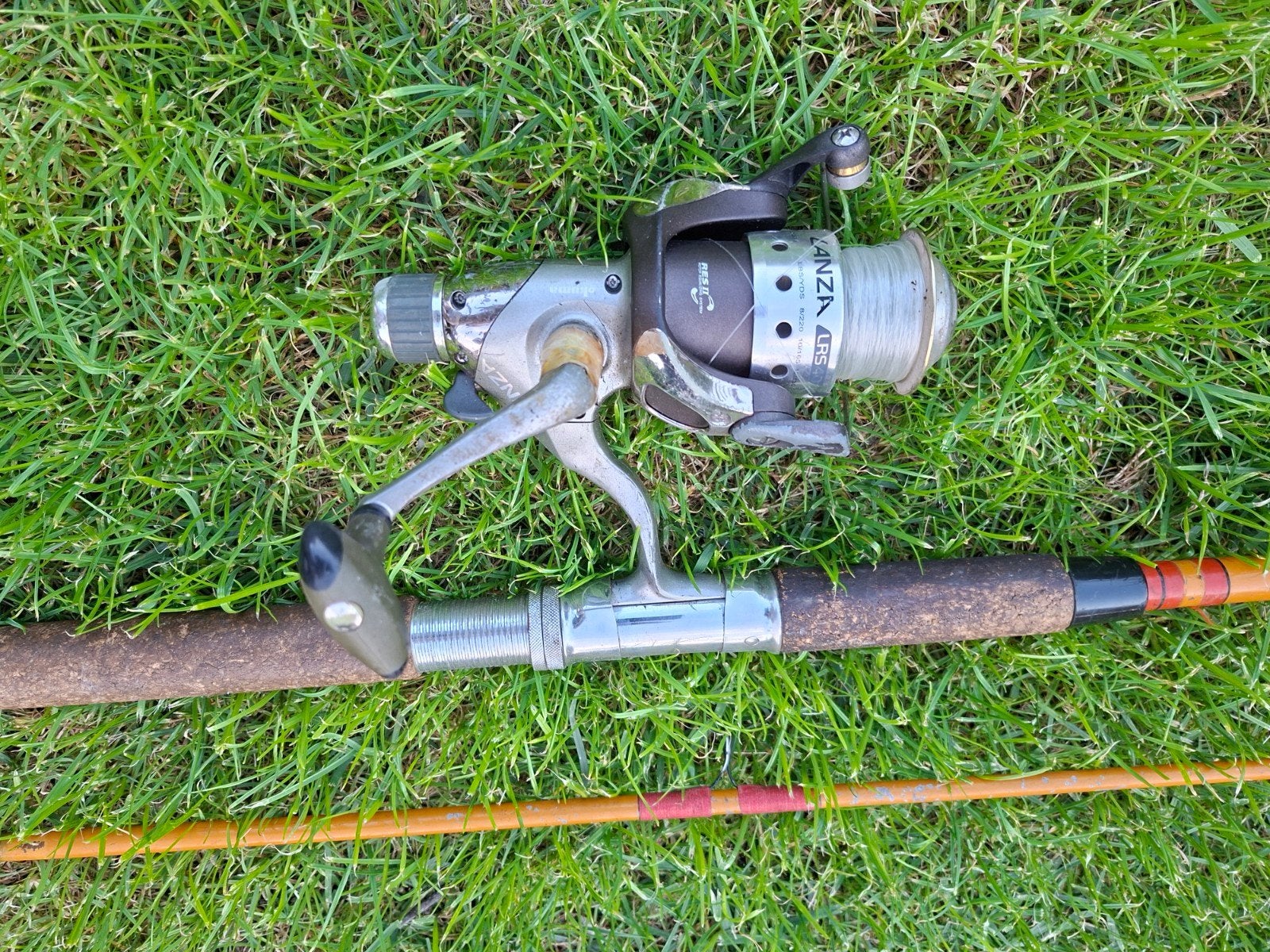 Vishengel met molen - Compleet en klaar voor gebruik, Watersport en Boten, Ophalen, Gebruikt, Complete hengel