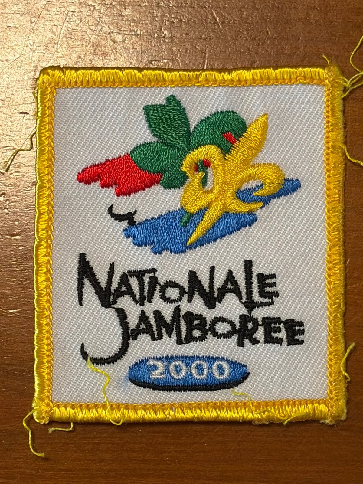 Nationale Jamboree 2000 Patch - Scouting Verzamelobject, Verzamelen, Stickers, Gebruikt, Overige typen, Verzenden