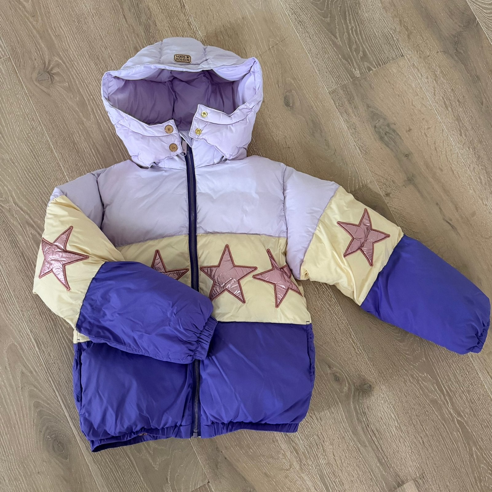 Scotch & Soda jas maat 152, Kinderen en Baby's, Ophalen, Zo goed als nieuw, Meisje, Jas