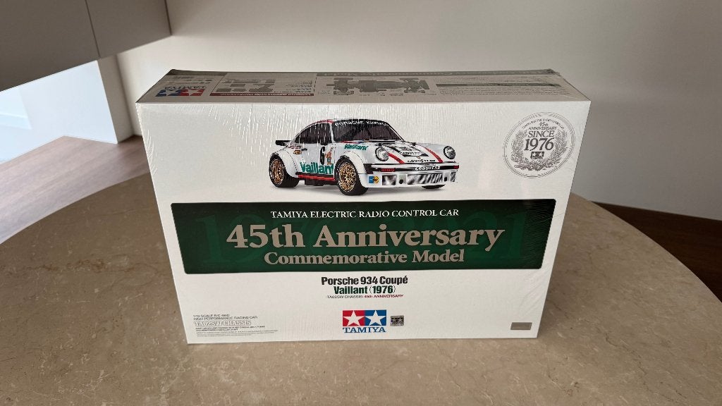 Tamiya Porsche 934 Coupe 45th Anniversary, Elektro, Nieuw, Ophalen of Verzenden, Schaal 1:10