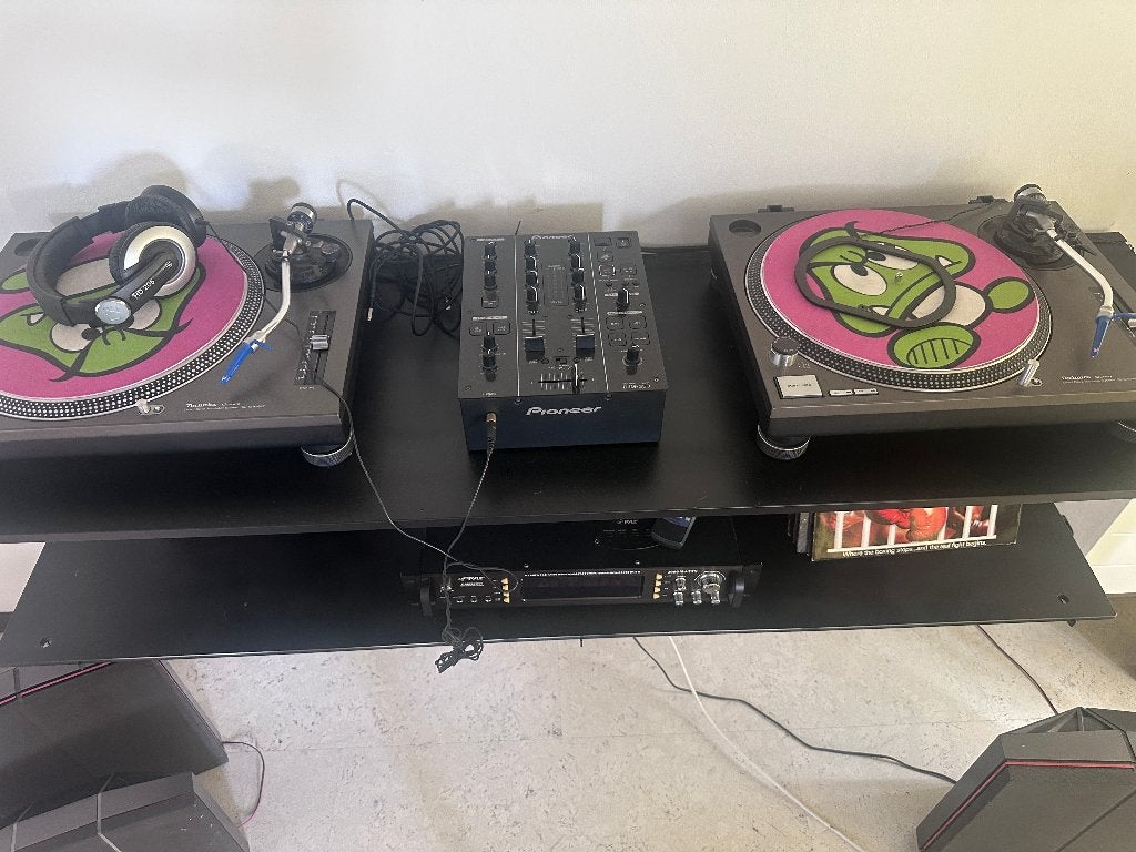 2x turntables technics 1210 mk2, Ophalen, Zo goed als nieuw, Analoog