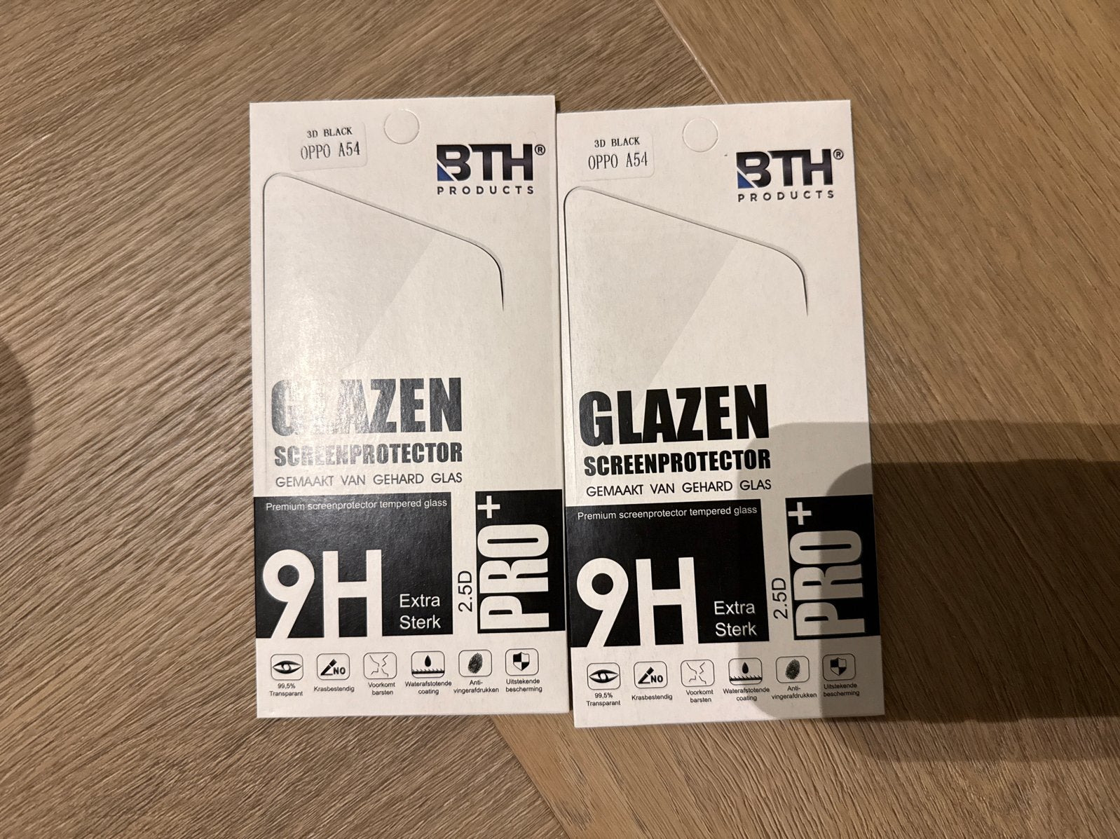 2x Glazen Screenprotector 9H voor OPPO A54 - Extra Sterk, Telecommunicatie, Ophalen of Verzenden, Nieuw, Bescherming, Universeel