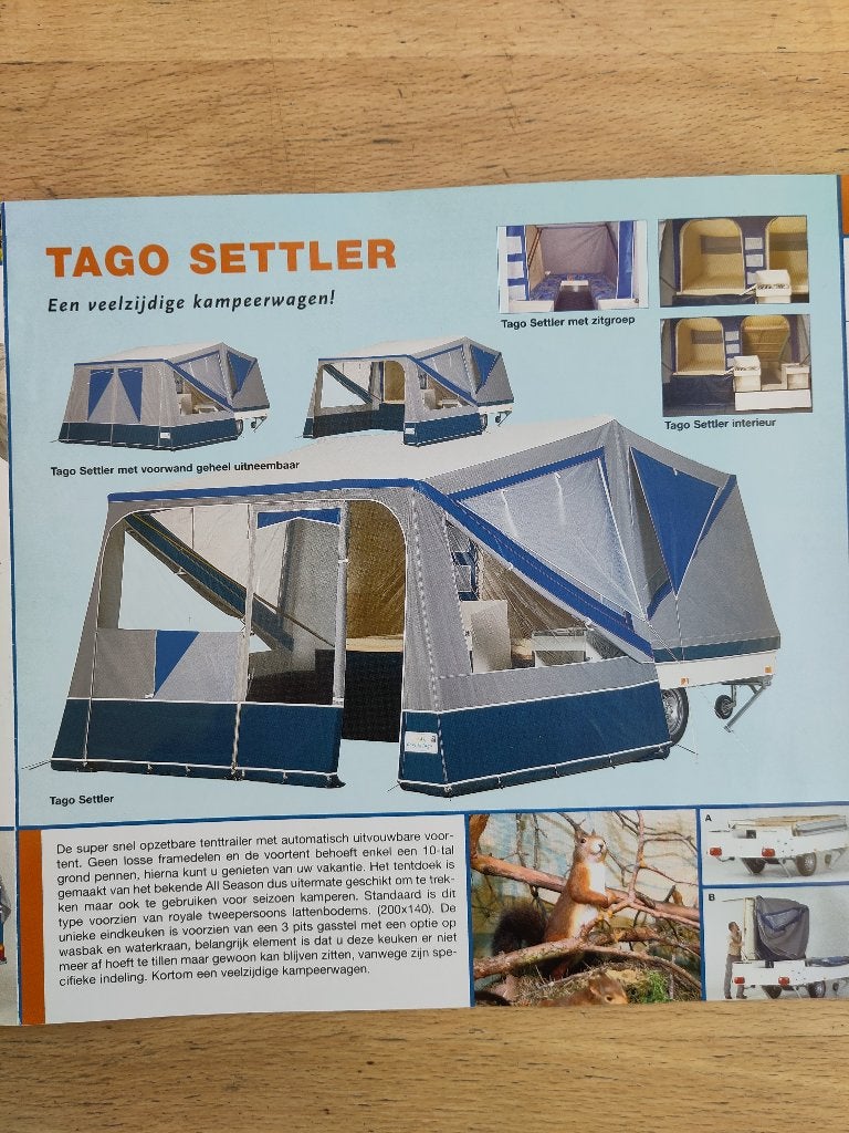 De ideale tenttrailer, Meerkleurig, Aanwezig, Tot en met 5, Ophalen