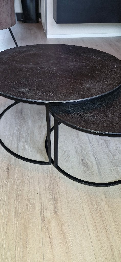 Salontafel, Ophalen, 50 tot 100 cm, Rond, 50 tot 100 cm