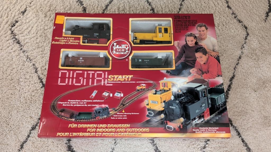 LGB Digitale Startset - Treinset voor binnen en buiten, Hobby en Vrije tijd, Modeltreinen | H0, Gelijkstroom, Fleischmann, Ophalen of Verzenden