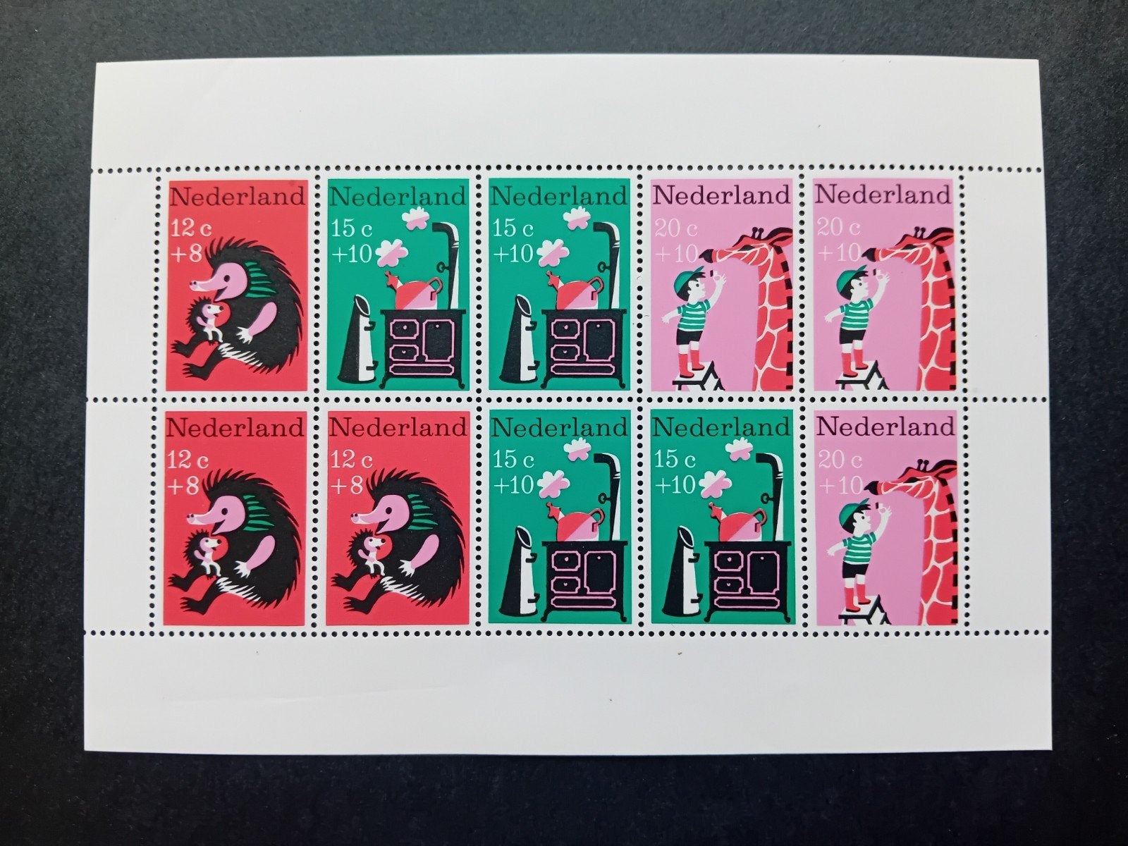 Nederlandse kinderpostzegels 1960 - Compleet vel, Ophalen of Verzenden, Na 1940, Postfris