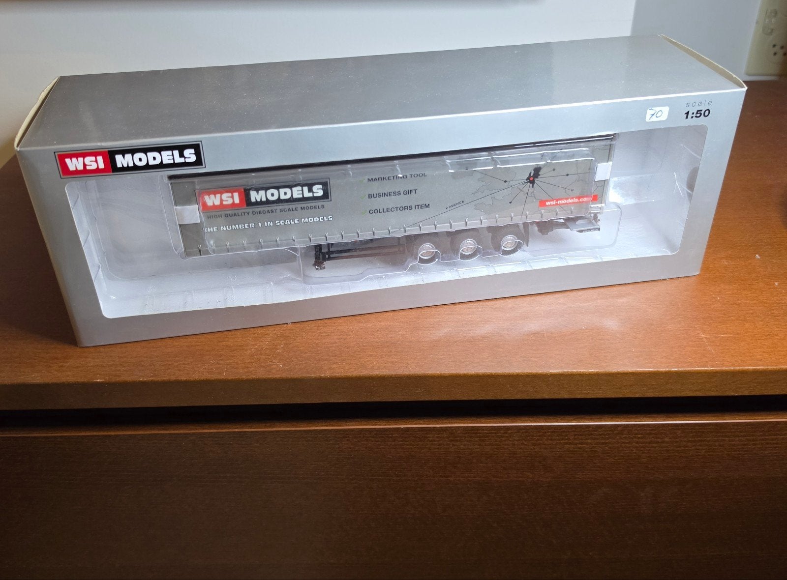 WSI Models Trailer 04-2008 1:50 NIEUW !!, Hobby en Vrije tijd, Ophalen of Verzenden, Nieuw, Bus of Vrachtwagen, Wsi