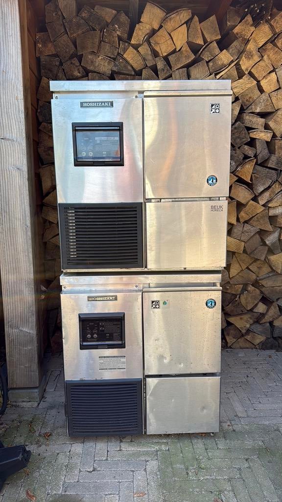 Hoshizaki nuggetijs machines FM80KE-N en FM80KE-HCN, Ophalen of Verzenden, Zo goed als nieuw, Zelfvriezend