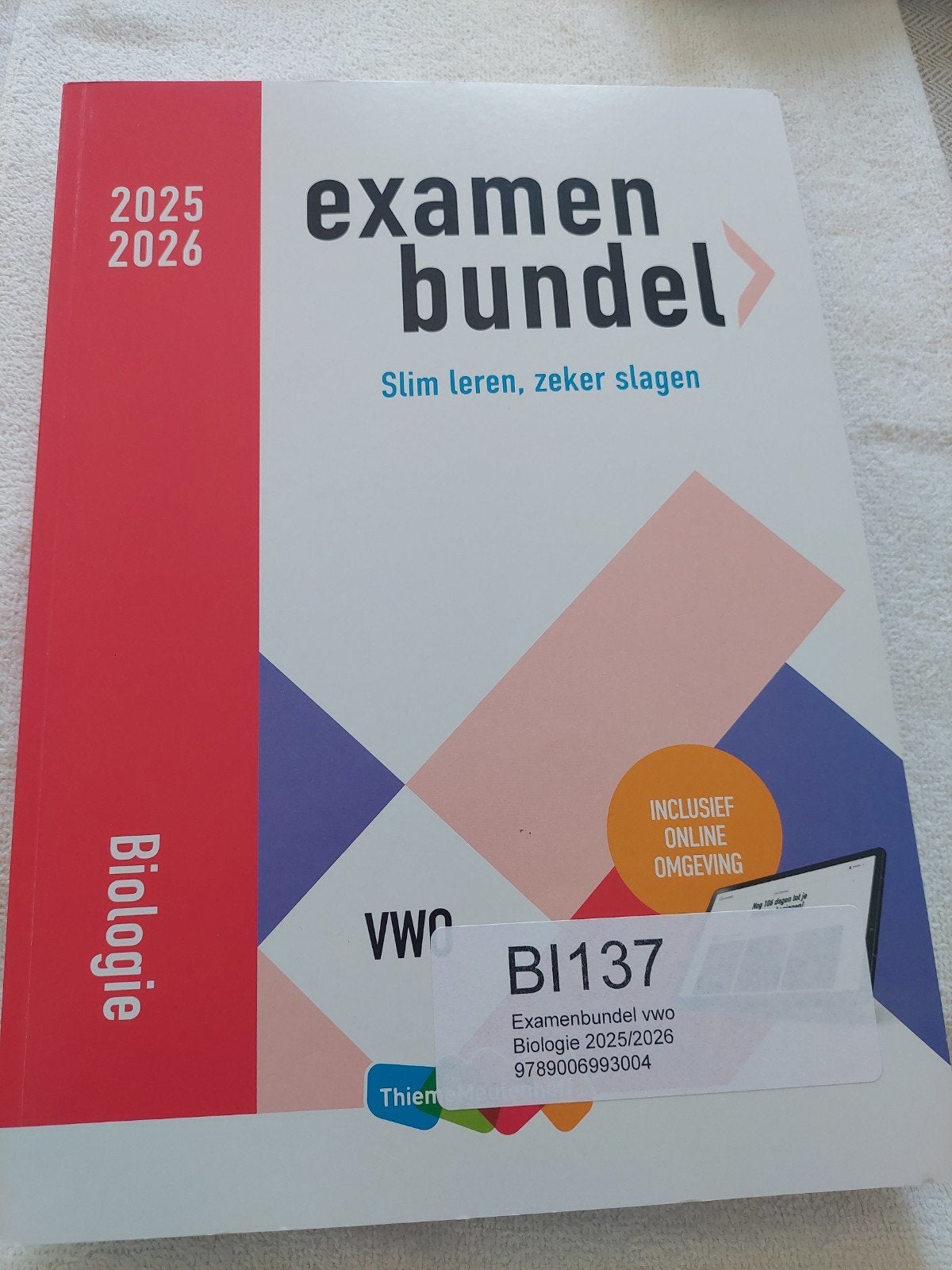 Examen bundel 2025/2026 vwo Biologie, Boeken, Ophalen, Beta, Zo goed als nieuw, WO