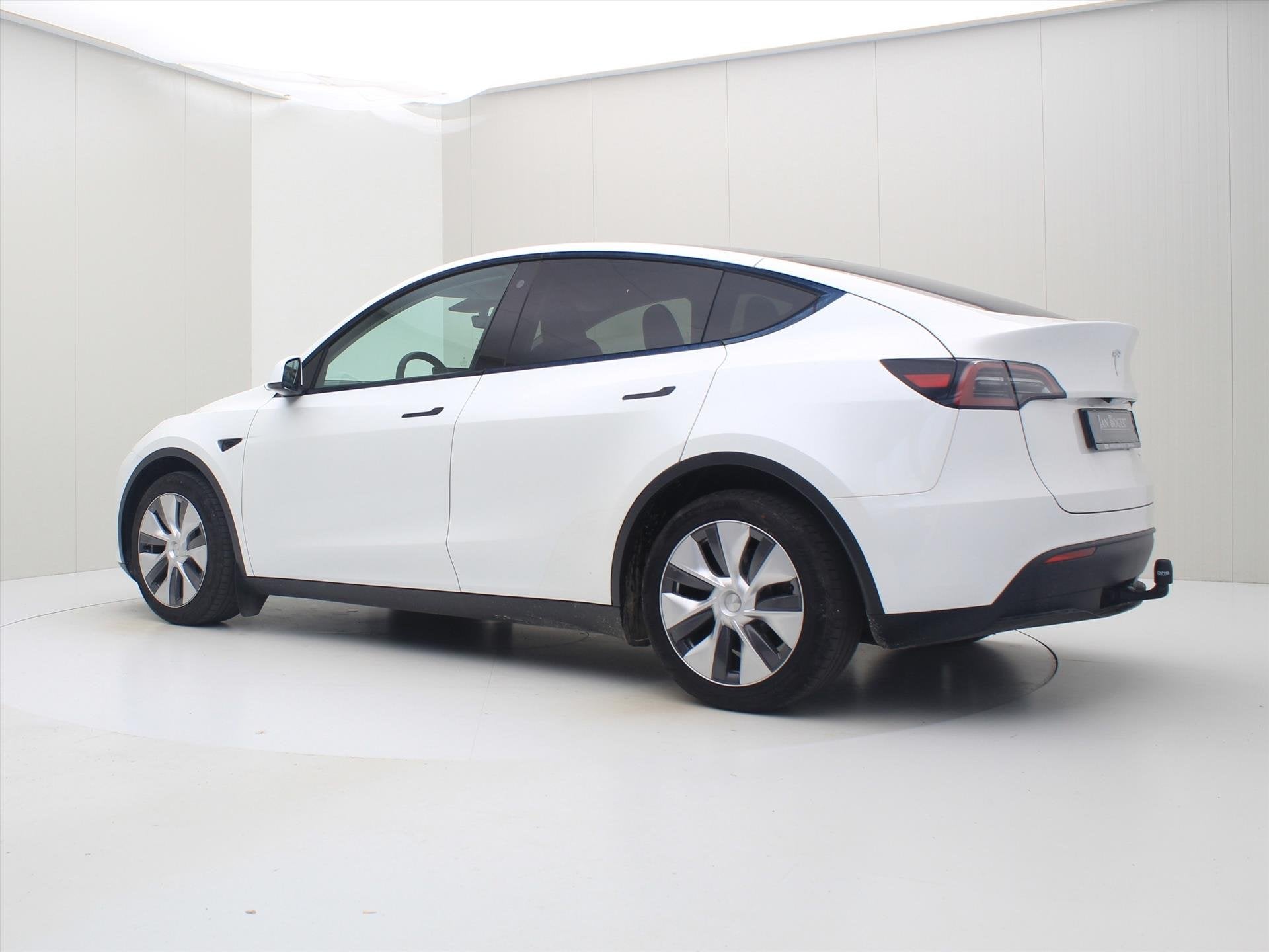 Tesla Model Y Long Range AWD 75kWh 351pk 94.3% SoH [ TREKHAA, Auto's, Tesla, Automaat, Gebruikt, Zwart, Wit