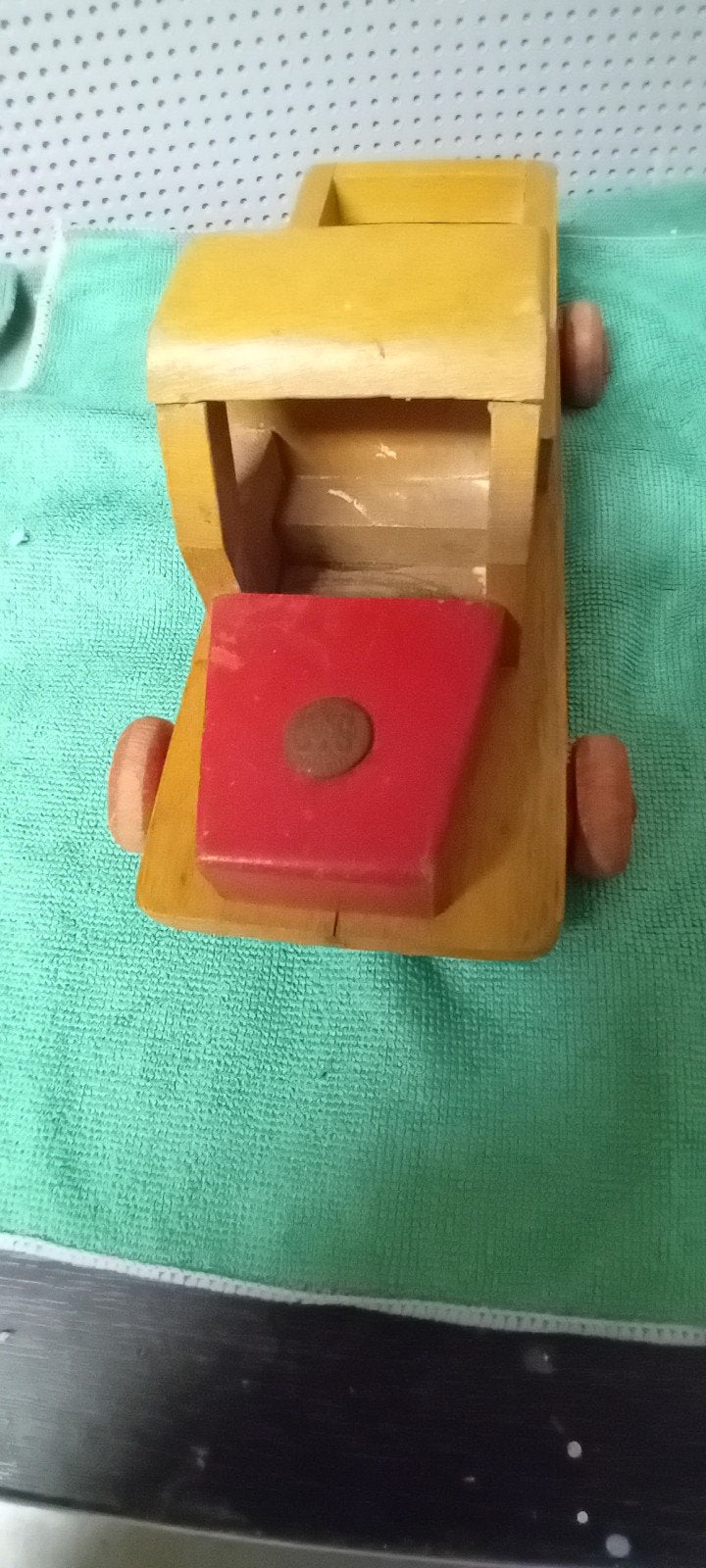 SIO. Vintage houten vrachtwagen uit jaren '50-'60, Ophalen of Verzenden