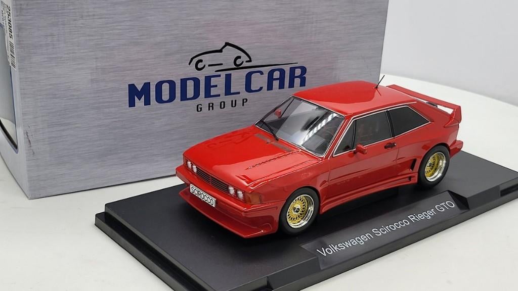 Volkswagen Scirocco Rieger GTO Rood 1980, Ophalen of Verzenden, Nieuw, Auto, Overige merken