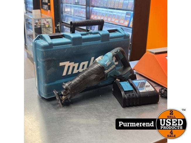 Makita DJR187 Reciprozaag + 1 accu en oplader, Doe-het-zelf en Verbouw, Gereedschap | Zaagmachines, Makita, Zo goed als nieuw