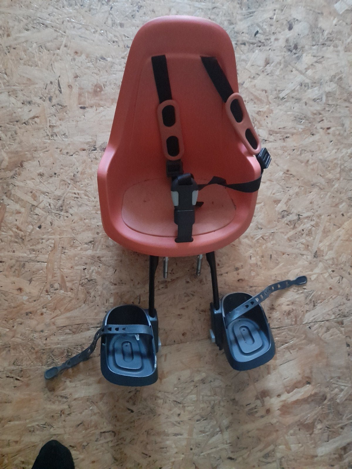 roze bobike kinderfietsstoel, Ophalen, Voorzitje, Zo goed als nieuw, 0 t/m 13 kg