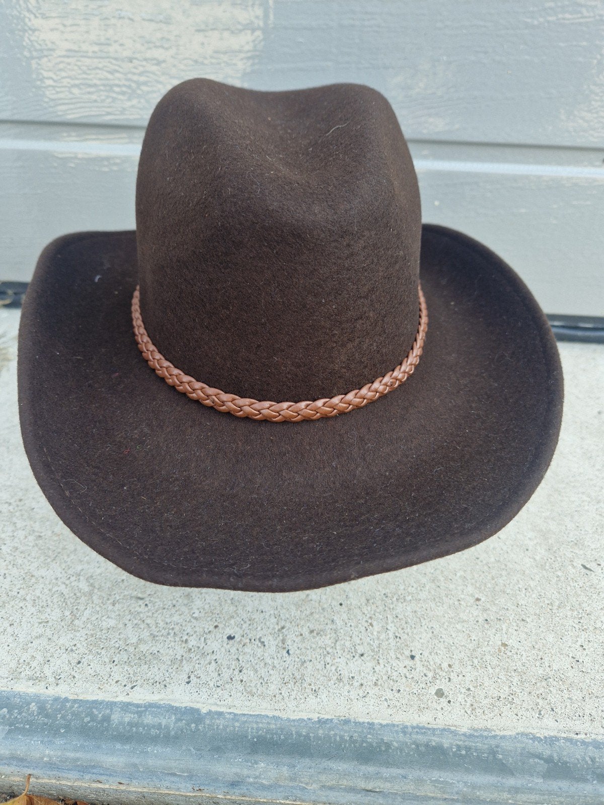 Western country cowboy hoed bruin, Ophalen of Verzenden, Zo goed als nieuw, Hoed