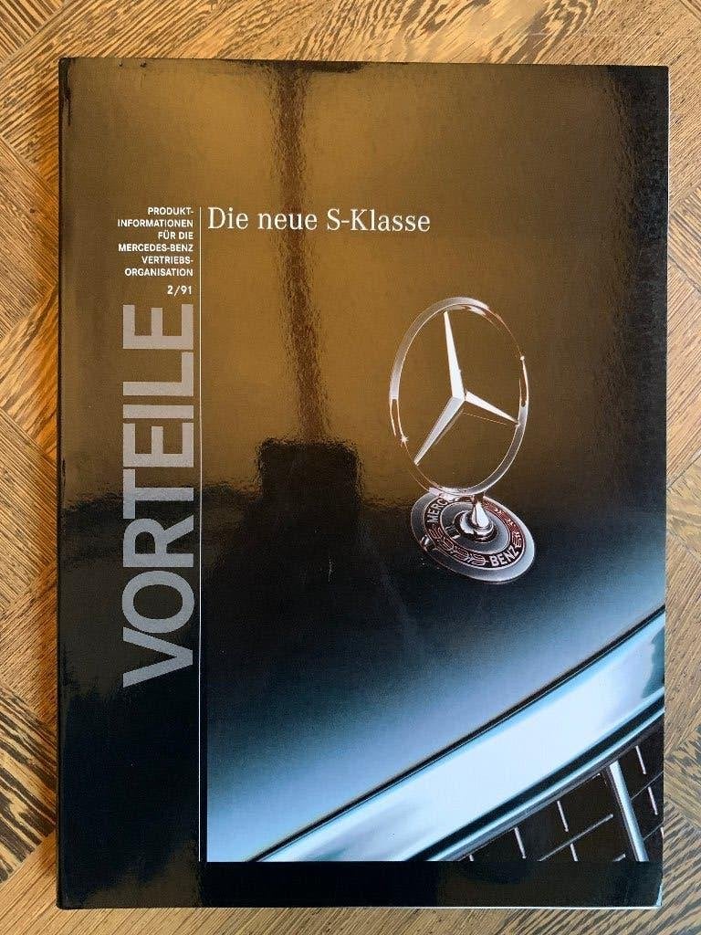 Product informatie map Mercedes-Benz S-klasse W140 1991, Nieuw, Mercedes-Benz, Mercedes, Ophalen of Verzenden