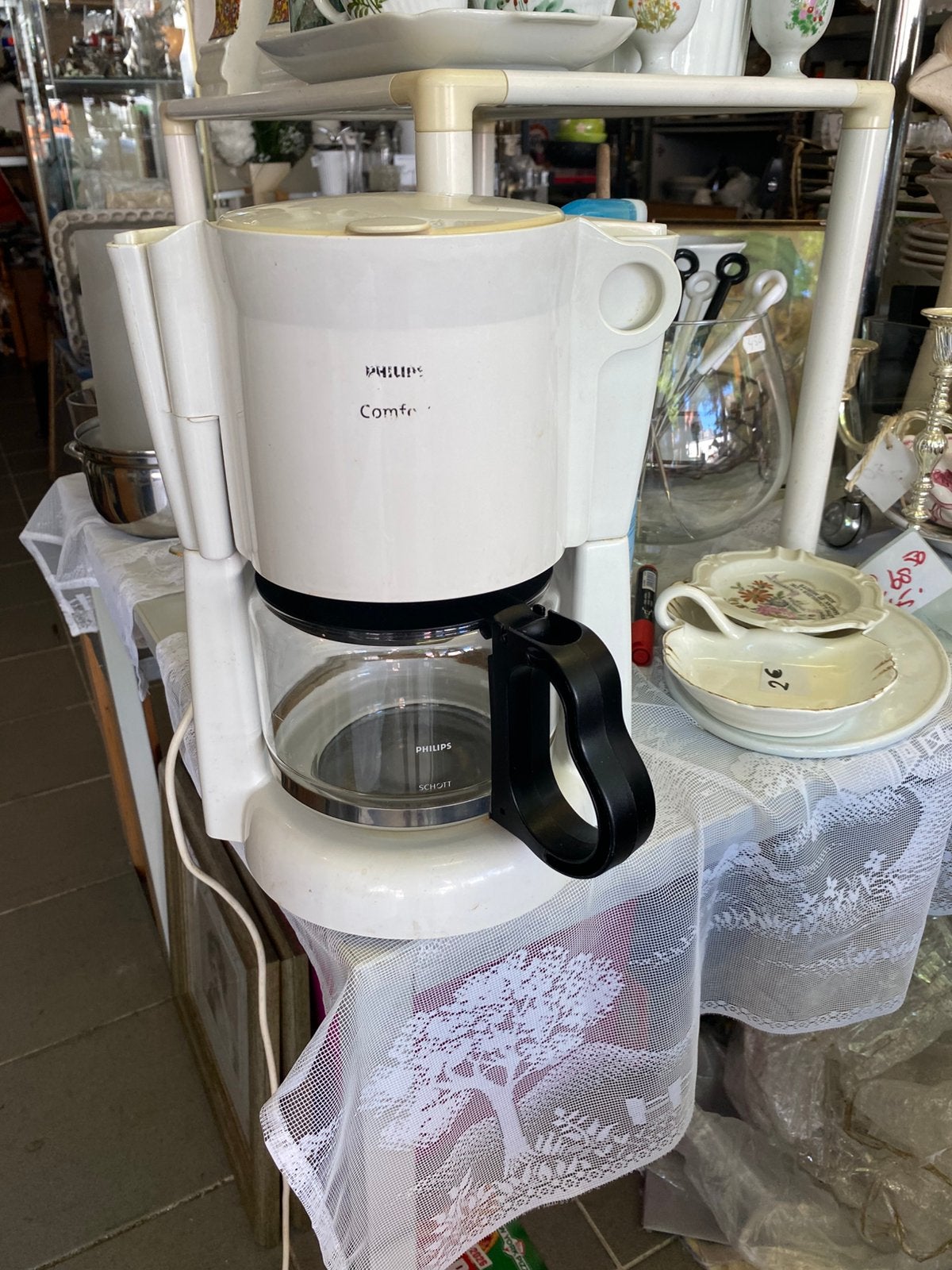 Philips ouderwets koffie zet apparaat, Ophalen of Verzenden, Zo goed als nieuw, Koffiemachine