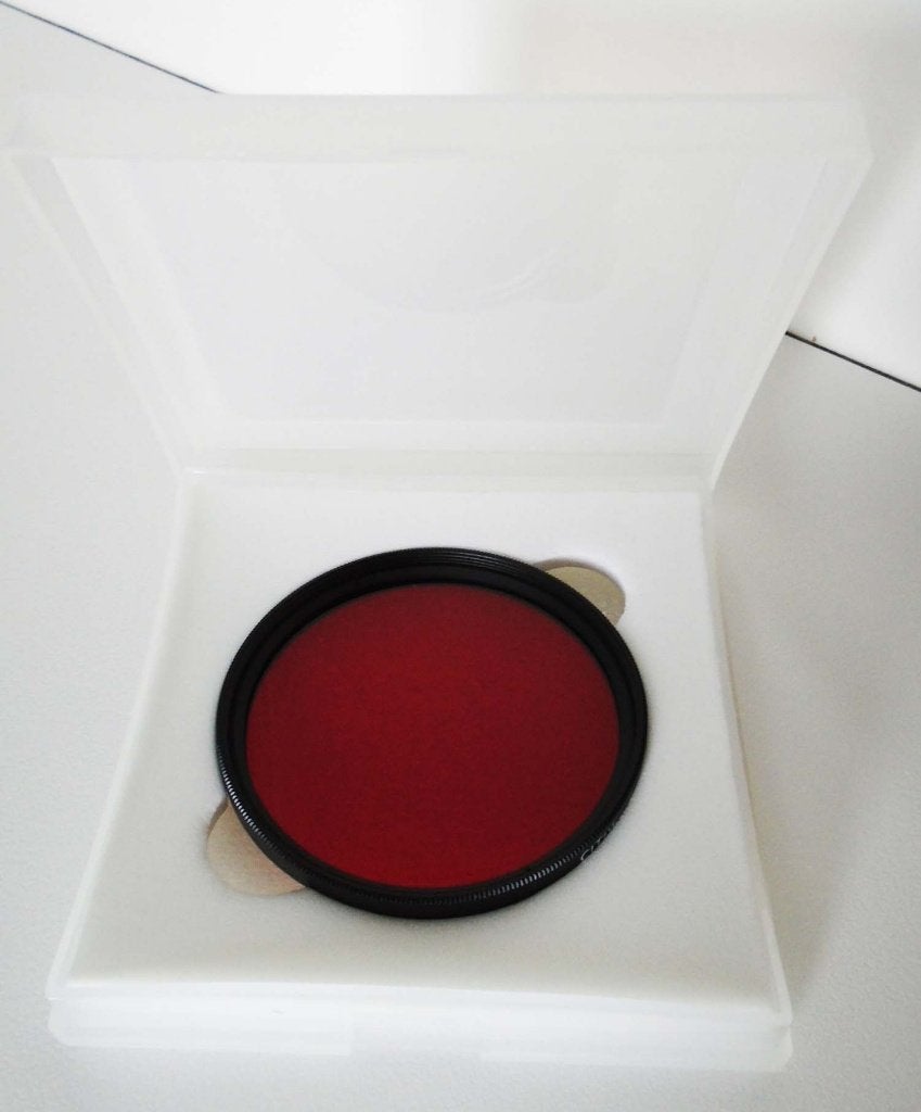 Roodfilter 58 mm, Overige merken, Overige typen, Inclusief opbergcase, Ophalen of Verzenden