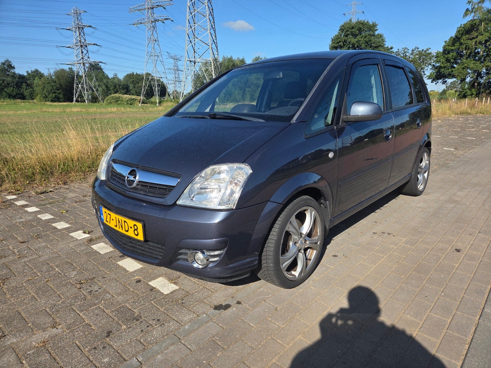 Opel Meriva 1.8 16V 2009 Grijs COSMO, Auto's, Voorwielaandrijving, 125 pk, 1280 kg, 4 cilinders