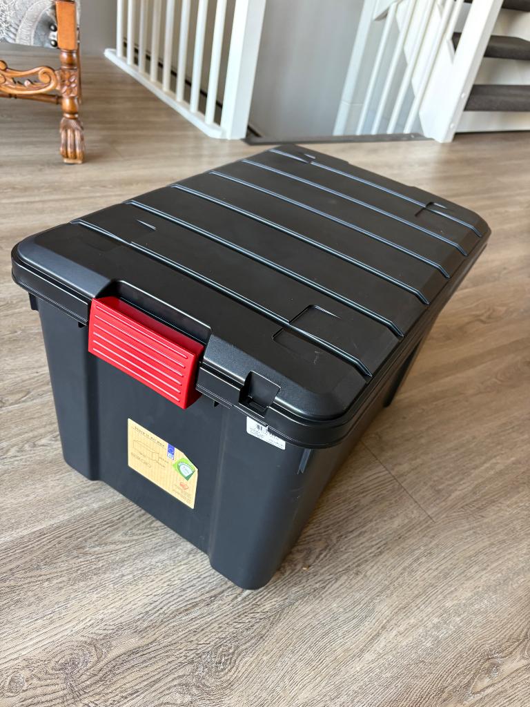 8x IRIS Store-It-All Opbergbox - 60L, Ophalen, 40 tot 60 cm, 50 tot 75 cm, Bak of Kist