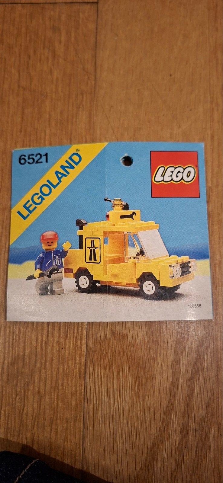 Lego Legoland 6521 - Service Auto met instructieboekje, Ophalen of Verzenden, Zo goed als nieuw, Lego