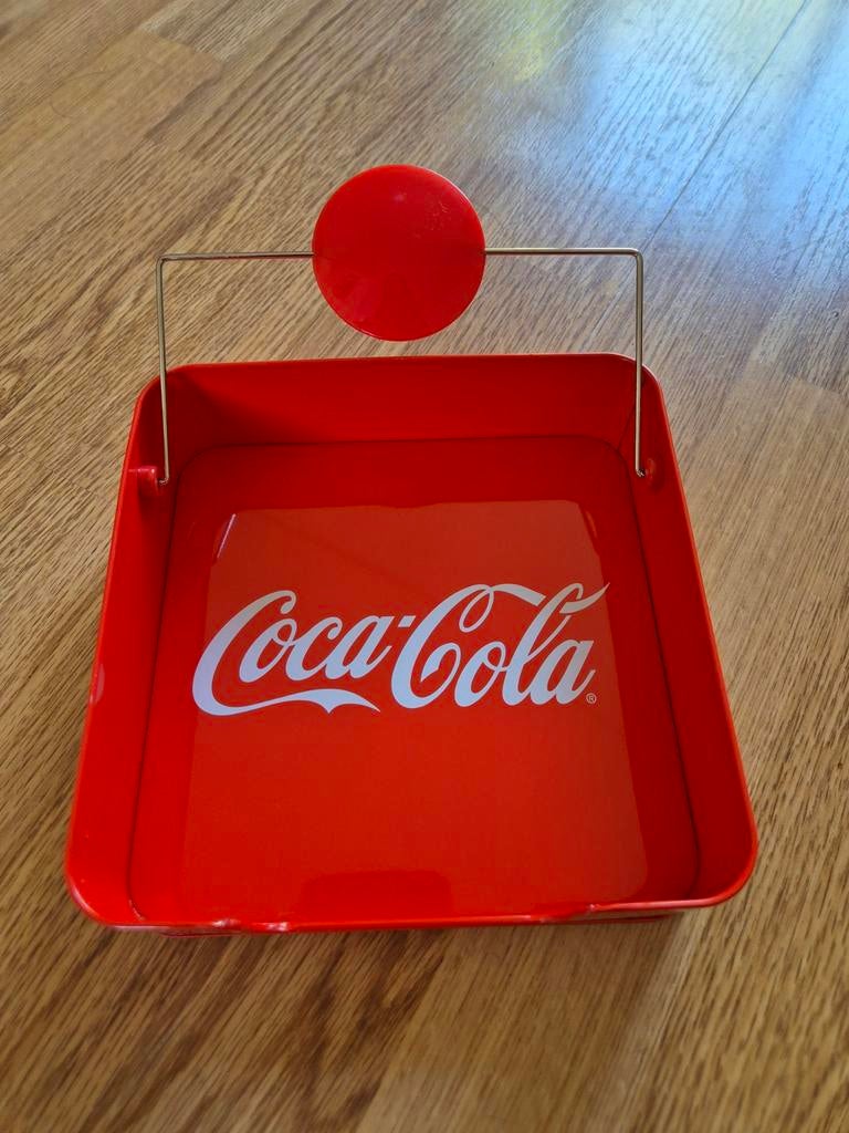 Vintage rode Coca Cola servettenhouder, Ophalen of Verzenden, Gebruiksvoorwerp