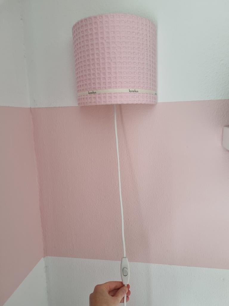 Koeka lampen roze (plafondlamp en wandlamp), Ophalen, Zo goed als nieuw, Overige kleuren, Rond