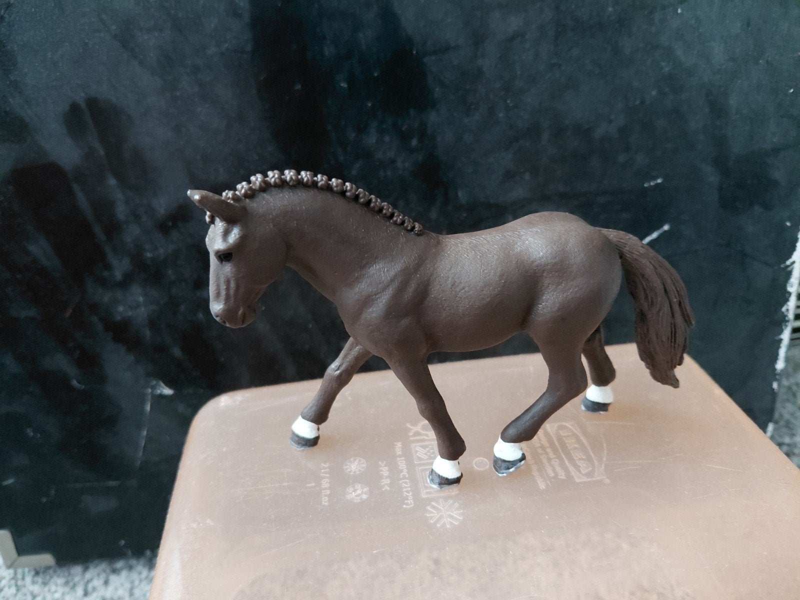 schleich Duits rijpaard, Ophalen, Zo goed als nieuw, Paard, Beeldje of Figuurtje