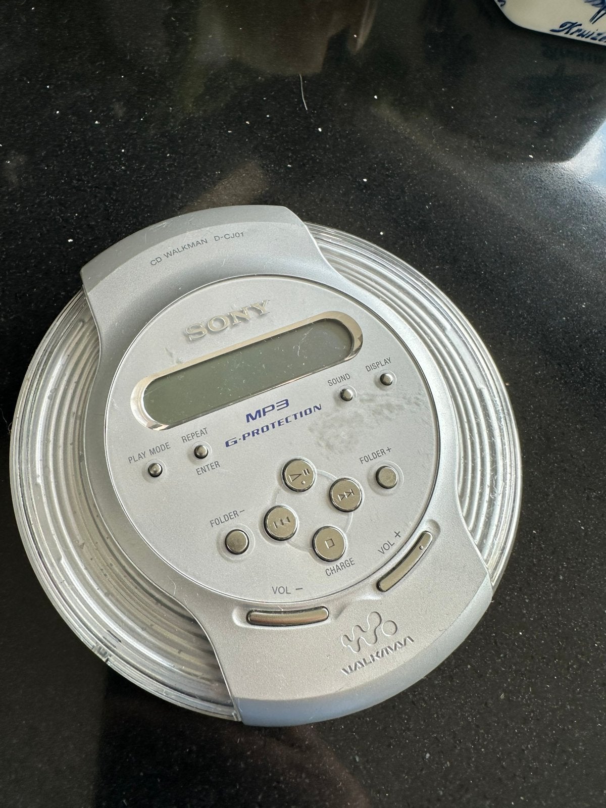 Sony CD Walkman D-CJ01 MP3 G-Protection, Ophalen, Walkman