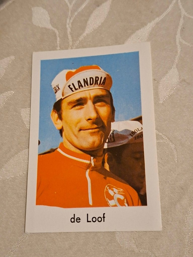 Prentje/Chromo : Romain De Loof / Flandria, Verzamelen, Verzenden, Zo goed als nieuw, Overige sporten, Poster, Plaatje of Sticker
