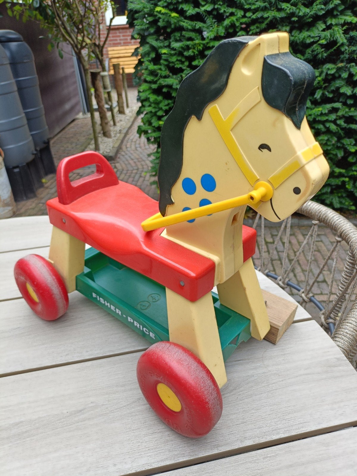 Fisher-Price hobbelpaard/loopwagen, Ophalen, Gebruikt, Duw- of Trekspeelgoed