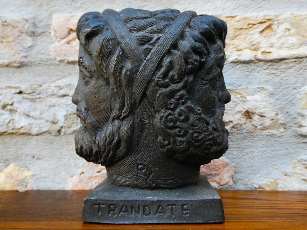 Beeld van de Romeinse God Janus / Januskop, Ophalen of Verzenden