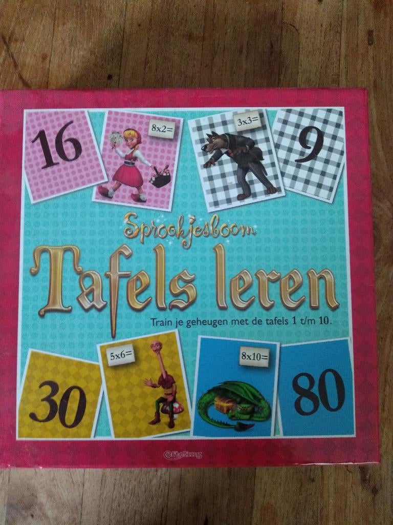 Efteling Sprookjesboom tafels leren, Een of twee spelers, Ophalen of Verzenden, Zo goed als nieuw, Efteling