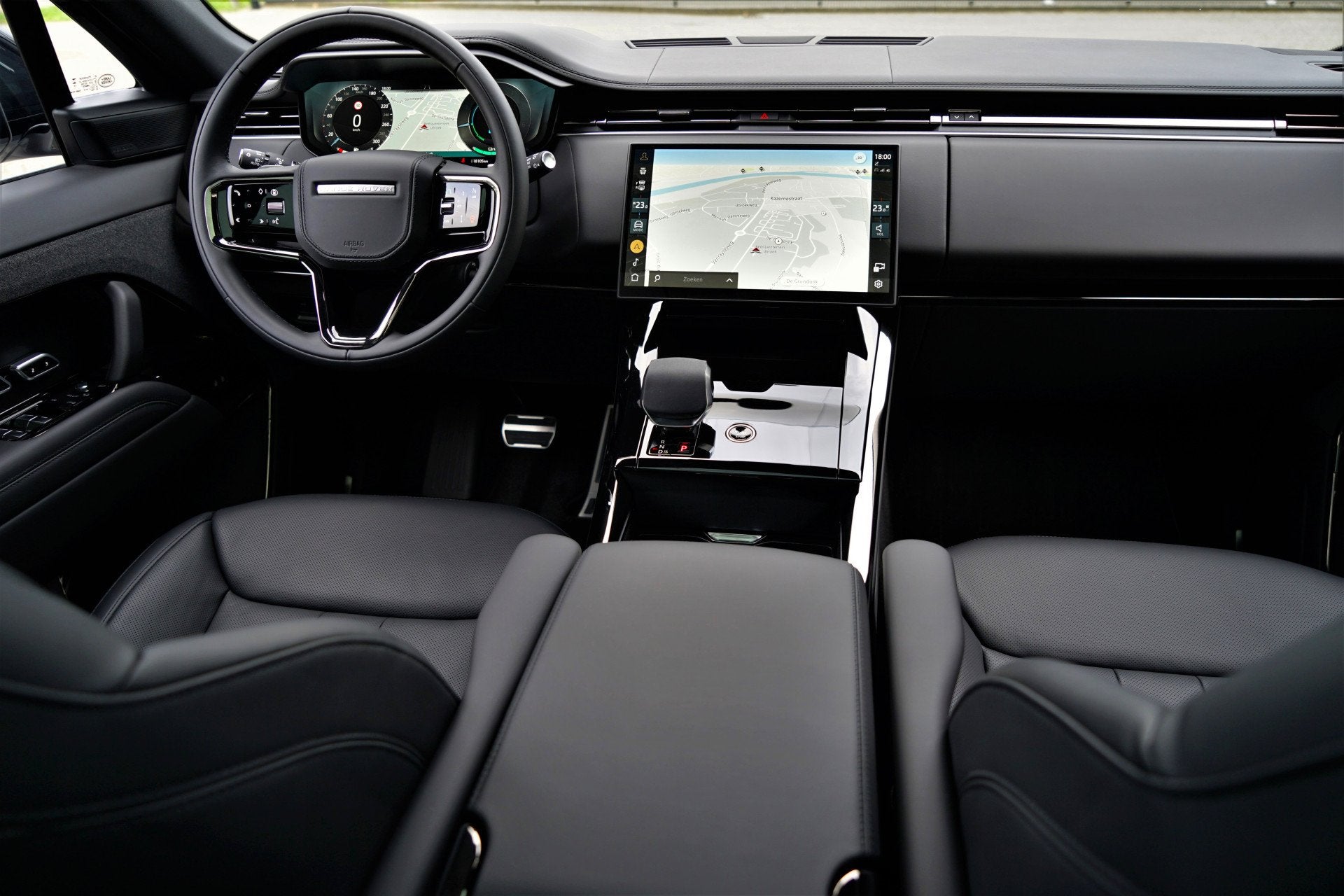 Land Rover Range Rover Sport 3.0 P460e Dynamic HSE Borasco G, Automaat, Zwart, 2996 cc, Bedrijf