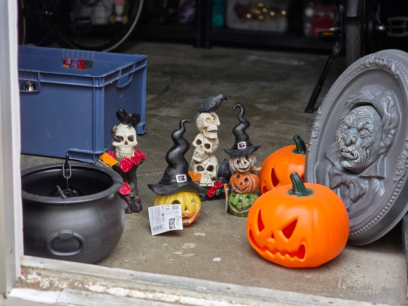 Grote collectie Halloween decoratie en spullen, Ophalen