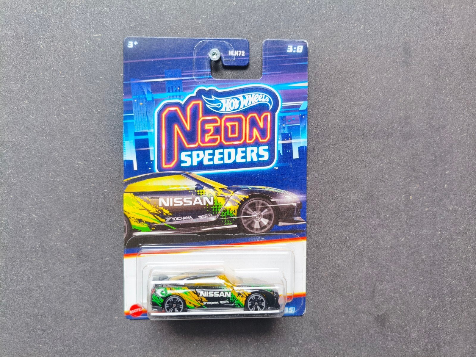 Hot Wheels Neon Speeders Nissan GT-R (R35) - Nieuw, Ophalen of Verzenden, Nieuw, Auto