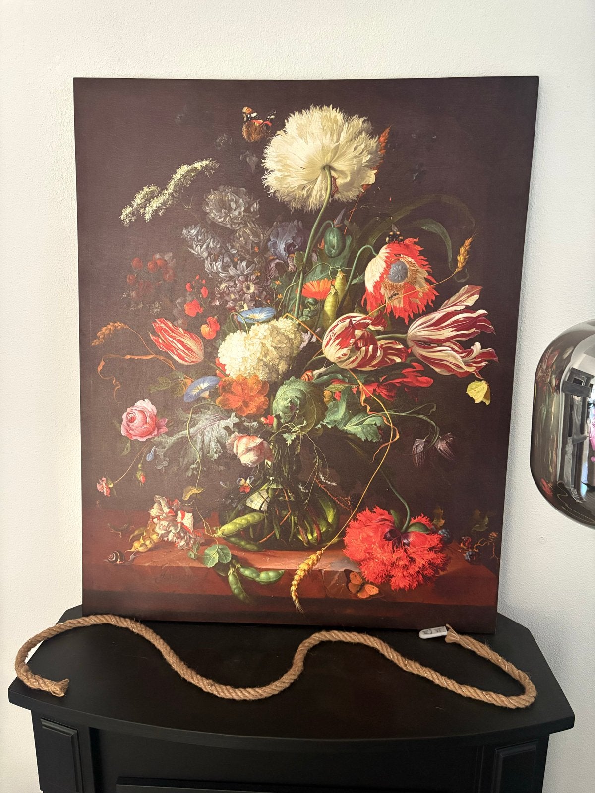 Canvas: Bloemenstilleven - 80 x 100 cm, Ophalen