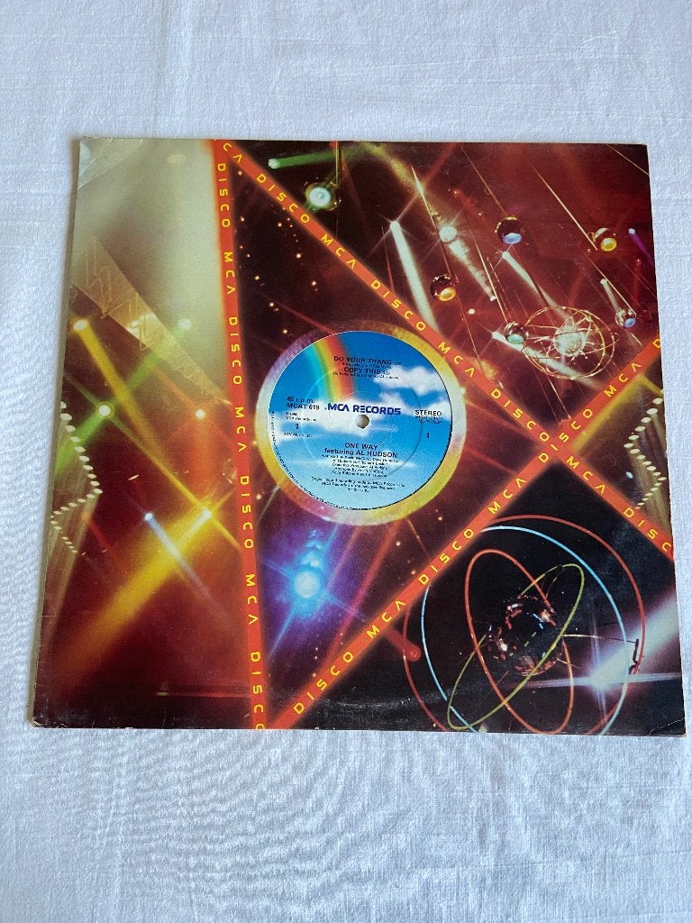 one way featuring al hudson, Funk, Ophalen of Verzenden, Zo goed als nieuw, 12 inch