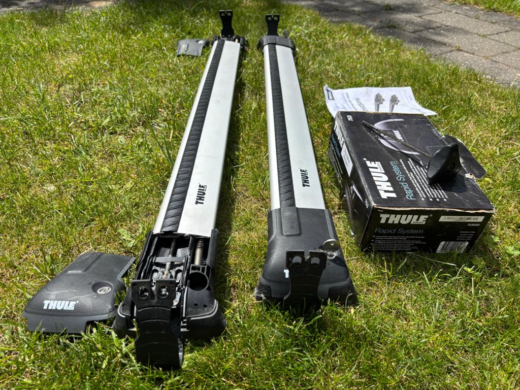 Thule dakdragers voor Passat B7 753 WingBar Evo, Auto diversen, Dakdragers, Gebruikt, Ophalen of Verzenden