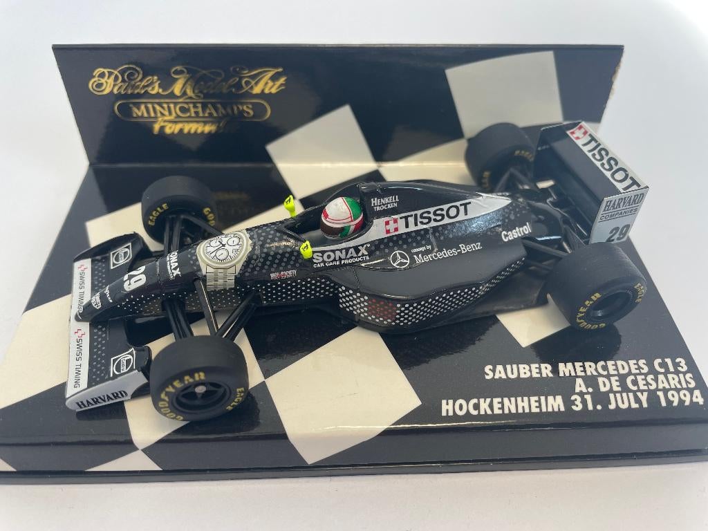 Sauber Mercedes C13 A. de Cesaris Hockenheim GP 1994, Ophalen of Verzenden, Zo goed als nieuw, Formule 1