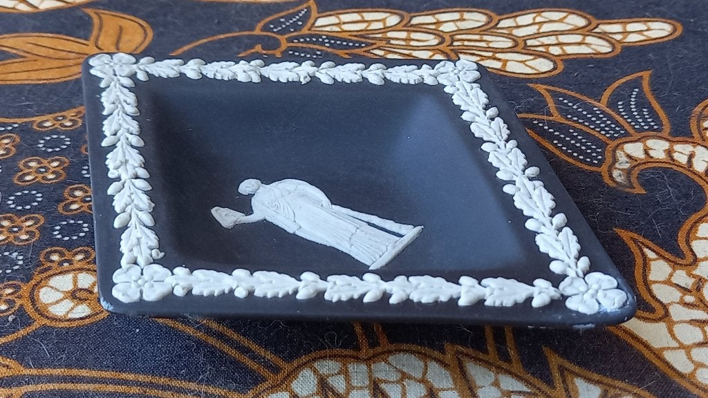 Mooi oud jasperware schaaltje uit Engeland van Wedgwood., Ophalen of Verzenden