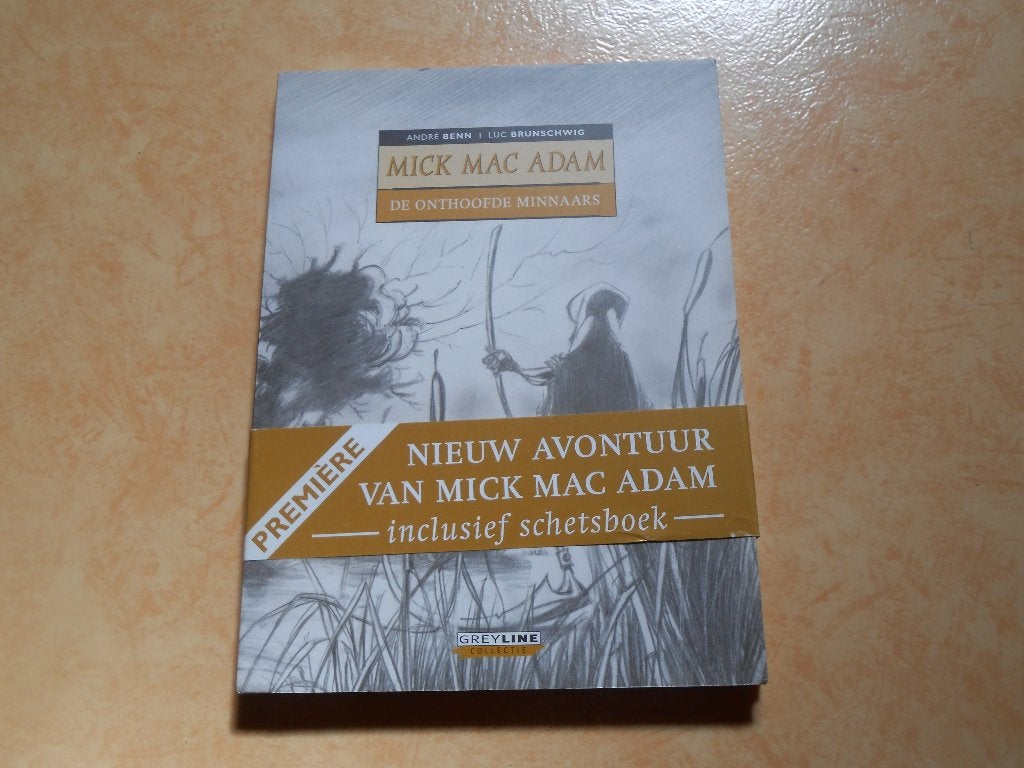 Mick Mac Adam De onthoofde minnaars 2001 1 ste druk., Boeken, Stripboeken, Andre Benn, Eén stripboek, Nieuw, Ophalen of Verzenden