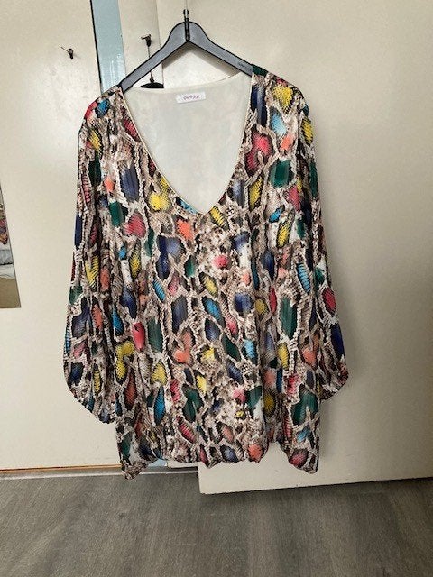 paprika tuniek, Meerkleurig, Maat 46/48 (XL) of groter, Ophalen of Verzenden, Zo goed als nieuw