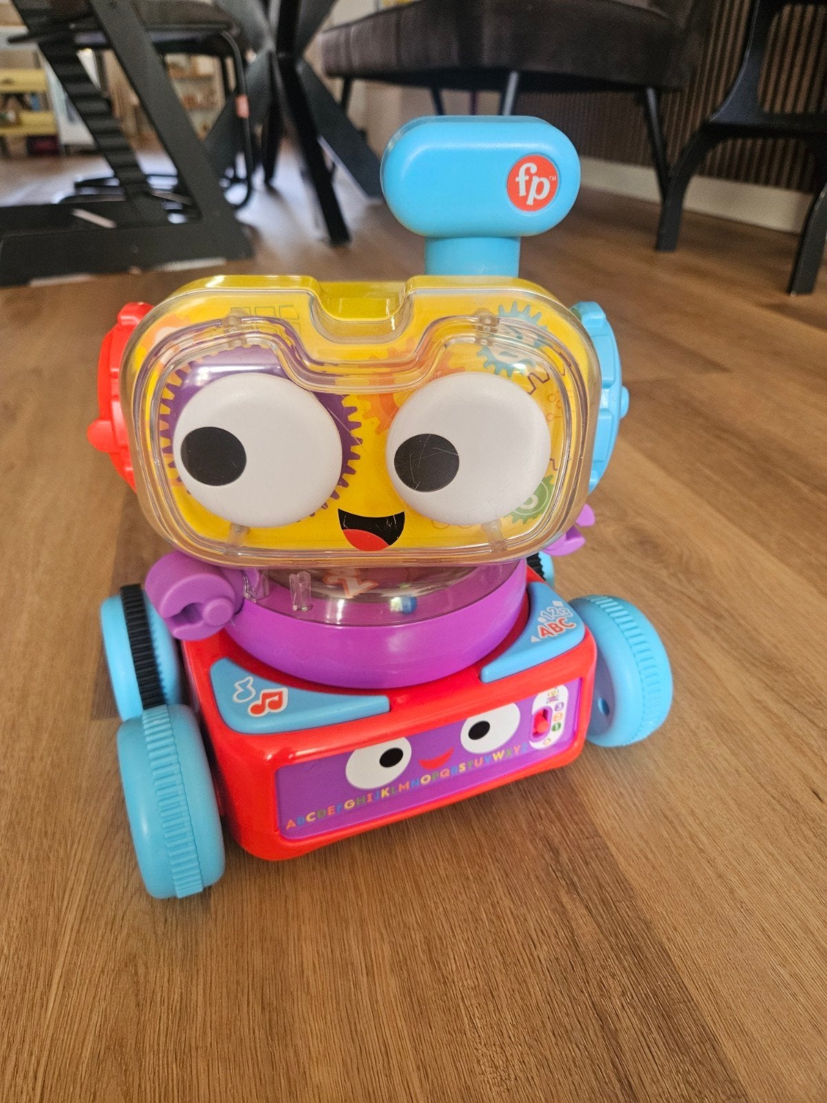 Fisher-Price Robot met licht, geluid en wieltjes, Ophalen, Zo goed als nieuw, Overige typen, Met licht
