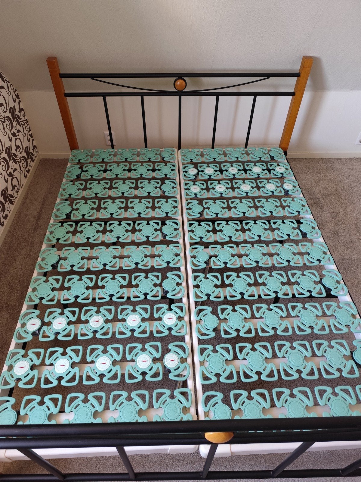 Froli bedbodemsysteem, Ophalen, Overige materialen, Blauw, Tweepersoons